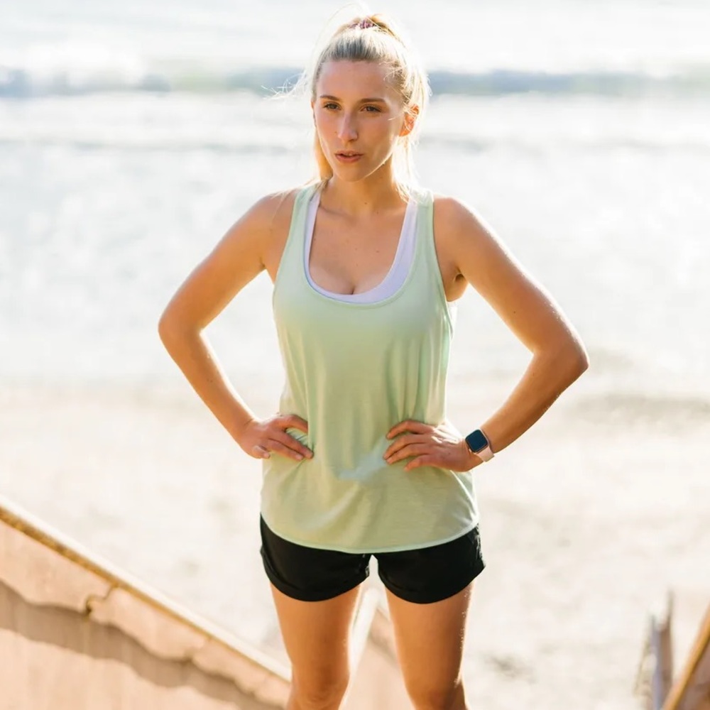 Light Green Twist and Flow Tank